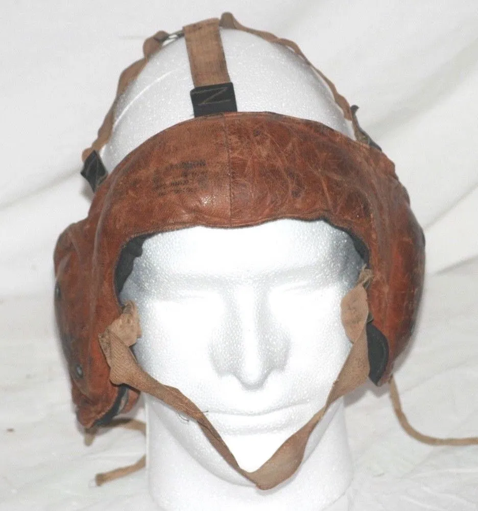 1910's Boxing or Wrestling Leather Headgear, Possibly Could be Football As Well.